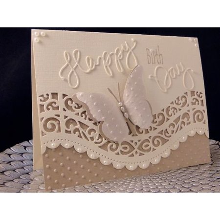 Spellbinders und Rayher Punzonatura e goffratura Template: intricato frontiere