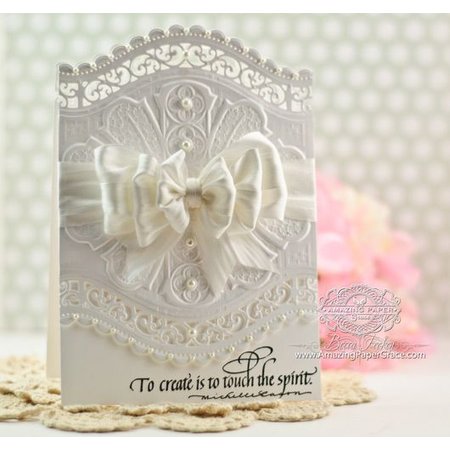 Spellbinders und Rayher Punzonatura e goffratura Template: intricato frontiere