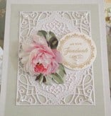 Spellbinders und Rayher Couper et gaufrer pochoirs, 4 cadre décoratif