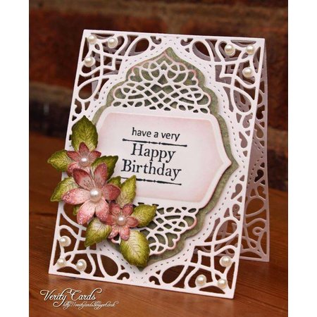 Spellbinders und Rayher Cutting and embossing stencils, 4 decorative frame