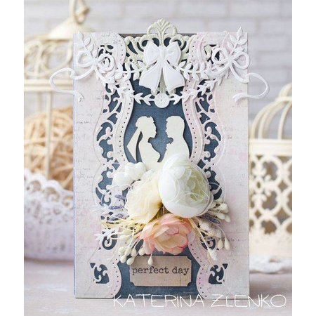 Spellbinders und Rayher Ponsen en embossing Template: Ingewikkelde Borders