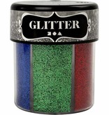 BASTELZUBEHÖR / CRAFT ACCESSORIES Glitter Assortment, 6x13 g