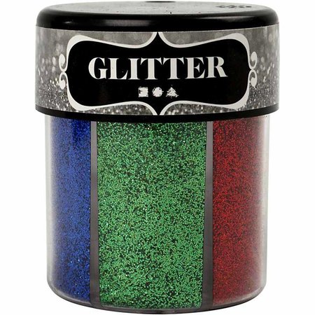 BASTELZUBEHÖR / CRAFT ACCESSORIES Glitter Assortiment, 6x13 g
