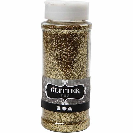 BASTELZUBEHÖR / CRAFT ACCESSORIES Glitter, gold, 110 g