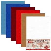 Lin Cartone A5, colori caldi