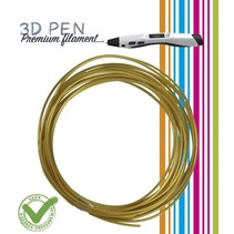 3D Pen filament, 5M, gull / gul