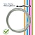 BASTELZUBEHÖR / CRAFT ACCESSORIES filamento de la pluma 3D, 5M, de color gris claro