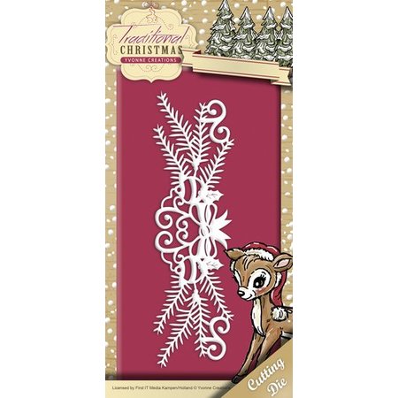 Yvonne Creations Punching and embossing template: Garland