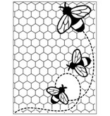 embossing Präge Folder Embossing Folder: Thema Bienen