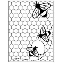 Embossing Folder: Thema Bienen