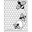 embossing Präge Folder Prægning Mappe: Temaer Bee