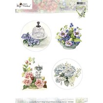 A4 broadsheet, thème: le jardinage et les fleurs
