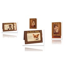 5 cartão de slides + 5 envelopes!