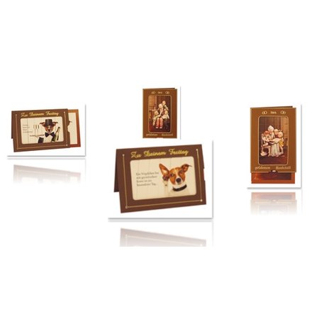 KARTEN und Zubehör / Cards 5 tarjeta deslizante + 5 sobres!