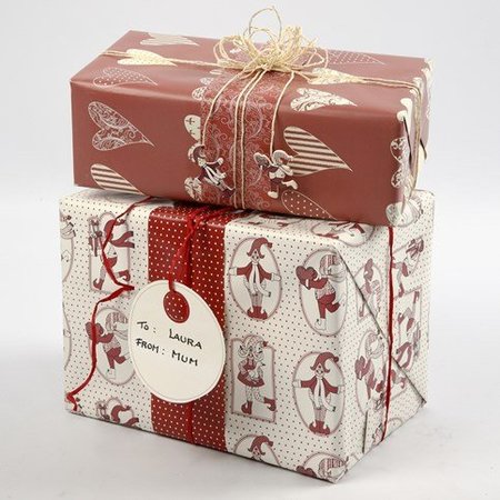 Embellishments / Verzierungen 10 gift tags made of strong cardboard