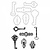 Kaisercraft und K&Company Punch keys and keyholes + matching punching jig