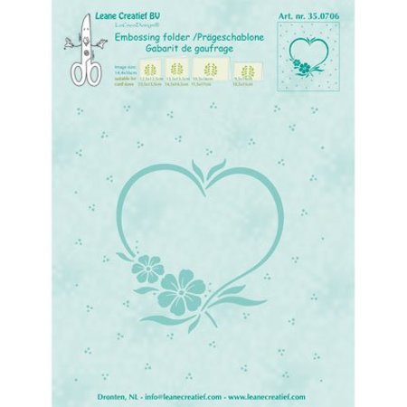 Leane Creatief - Lea'bilities Embossing folders, 14.4x16cm