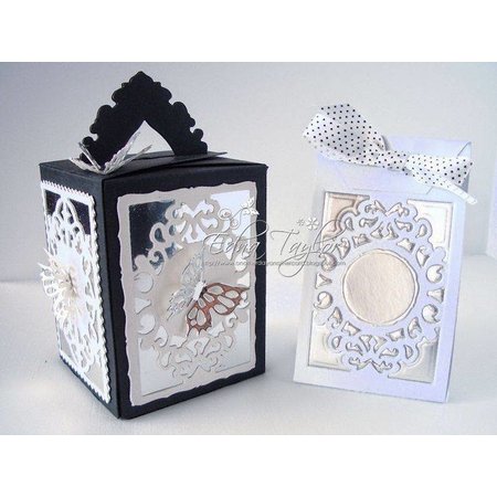 TONIC SET Tonic, ponsen en embossing stencils, Box + 4 Kerstmis frame!