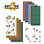 Sticker Bastelset for kort design for 4 billetter