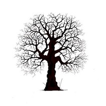 Transparent Stempel: hübsche Baum