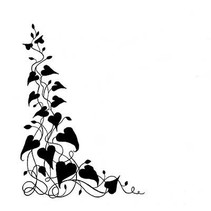 Transparent Stempel: Pflanze Efeu