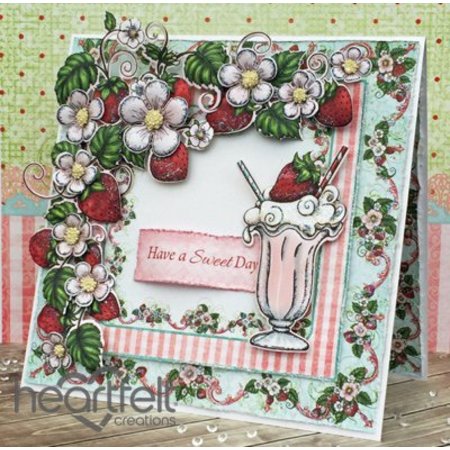 Heartfelt Creations aus USA NEU: Komplettes "Berry Cafe" Collection: 10 ARTIKEL!