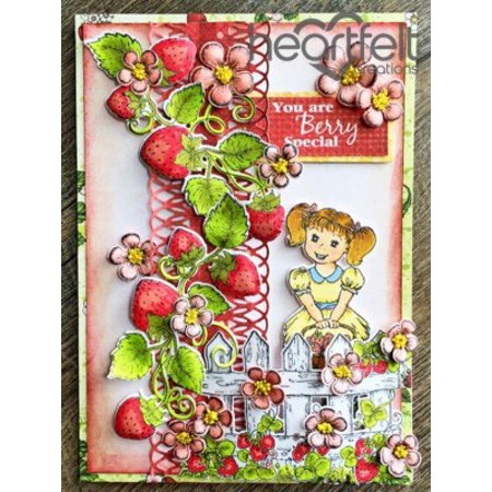 Heartfelt Creations aus USA NEU: Komplettes "Berry Cafe" Collection: 10 ARTIKEL!