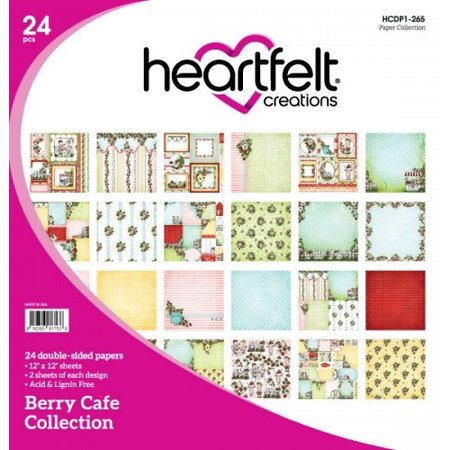 Heartfelt Creations aus USA NIEUW: Complete "Berry Cafe" Collection: 10 ARTIKEL!