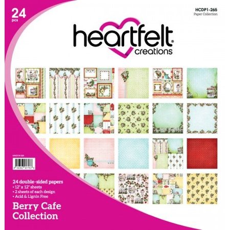 Heartfelt Creations aus USA NUOVO: Complete Collection "Berry Cafe": 10 ARTICOLO!