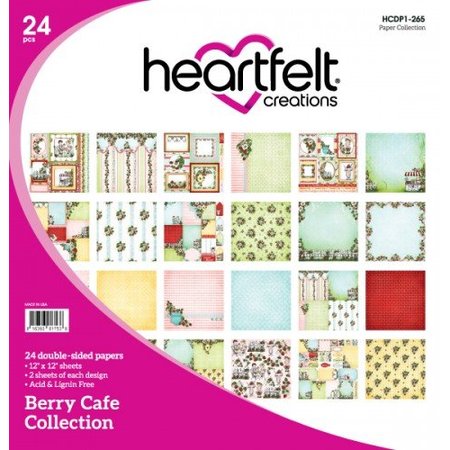 Heartfelt Creations aus USA NYHED: Complete "Berry Cafe" Kollektion: 10 ARTIKEL!