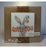 Crafters Company: BeBunni Stempel Stempel, BeBunni emne: Jeg elsker deg