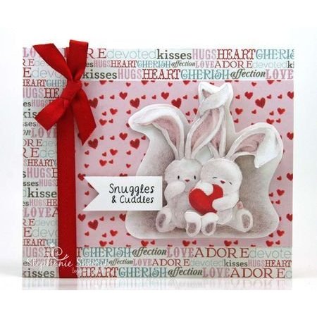 Crafters Company: BeBunni Stempel Gummi Stempel, BeBunni Thema: Love