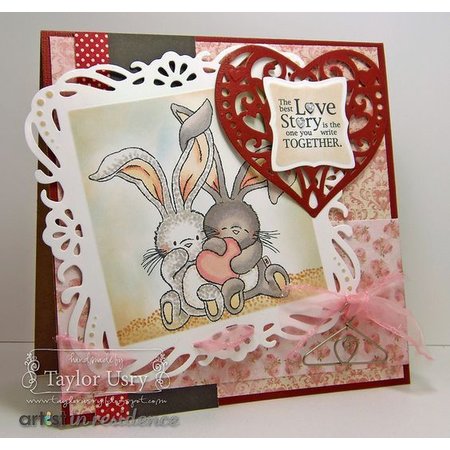 Crafters Company: BeBunni Stempel Gummi Stempel, BeBunni Thema: Love