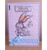 Crafters Company: BeBunni Stempel Rubber zegel, BeBunni Thema: Baby