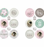 Embellishments / Verzierungen Self-adhesive Sticker Scene with a matte finish - Vivi Gade Design