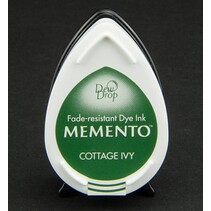 MEMENTO dauwdruppels stempel inkt Inkpad huisje Ivy