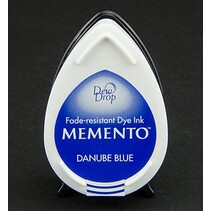 MEMENTO dauwdruppels stempel inkt Inkpad-Danube Blue