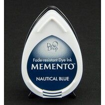 MEMENTO dauwdruppels stempel inkt Inkpad-Nautical Blue