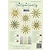 Sticker Star sticker stamp set green, 1 transparent Stempel, 3 Stern Sticker, 4xA5 Stempel Papier, 6 Vorlagen und Anleitung