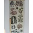 Joy!Crafts und JM Creation Rub em motivos de transferência, design 11 de jardim