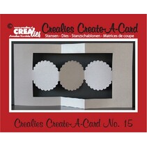 Crealies Create A Card no. 15 for punch card