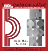 Crealies und CraftEmotions Crealies Create A Card no. 21 Stanz für Karte