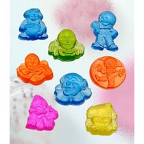 Seifengießform, clowns, 8-piece 4,5 cm