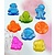GIESSFORM / MOLDS ACCESOIRES Seifengießform, palhaços, 8 peças de 4,5 cm