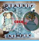 Crealies und CraftEmotions Crealies crear una tarjeta no. 21 de la tarjeta perforada