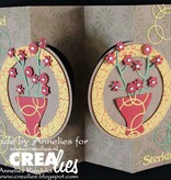 Crealies und CraftEmotions Crealies crear una tarjeta no. 21 de la tarjeta perforada