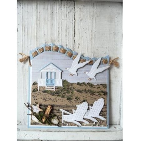 Marianne Design Punching and embossing template: Deckchair