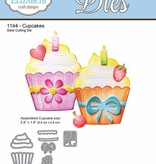 Elisabeth Craft Dies Ponsen en embossing sjabloon: Cupcakes