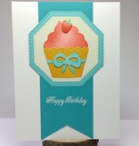 Elisabeth Craft Dies Punching and embossing template: Cupcakes