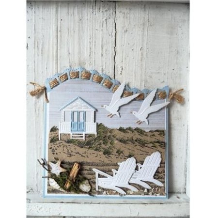 Marianne Design Transparant stempel: strand / duinen